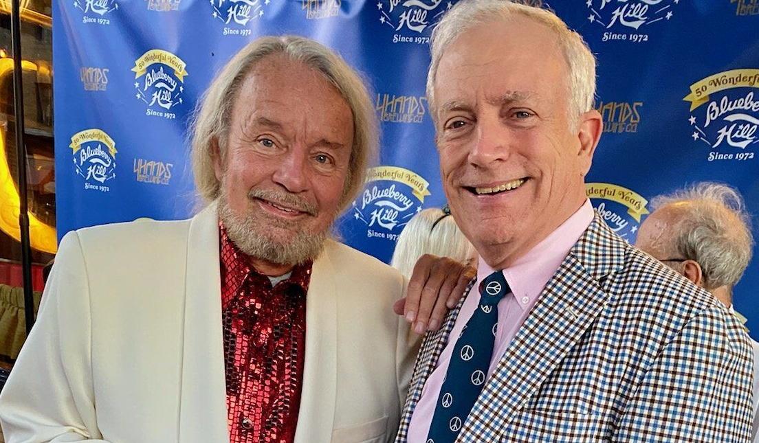 Joe Edwards, left, with Tom Schlafly